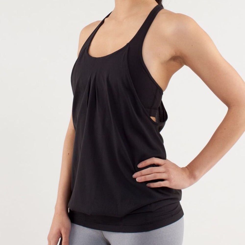 Lululemon Black Practice Freely Tank Size 4